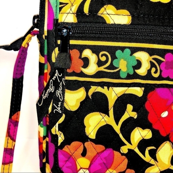 𝅺vera Bradley Va Va Bloom Mini Hipster Crossbody Wallet - Picture 12 of 16